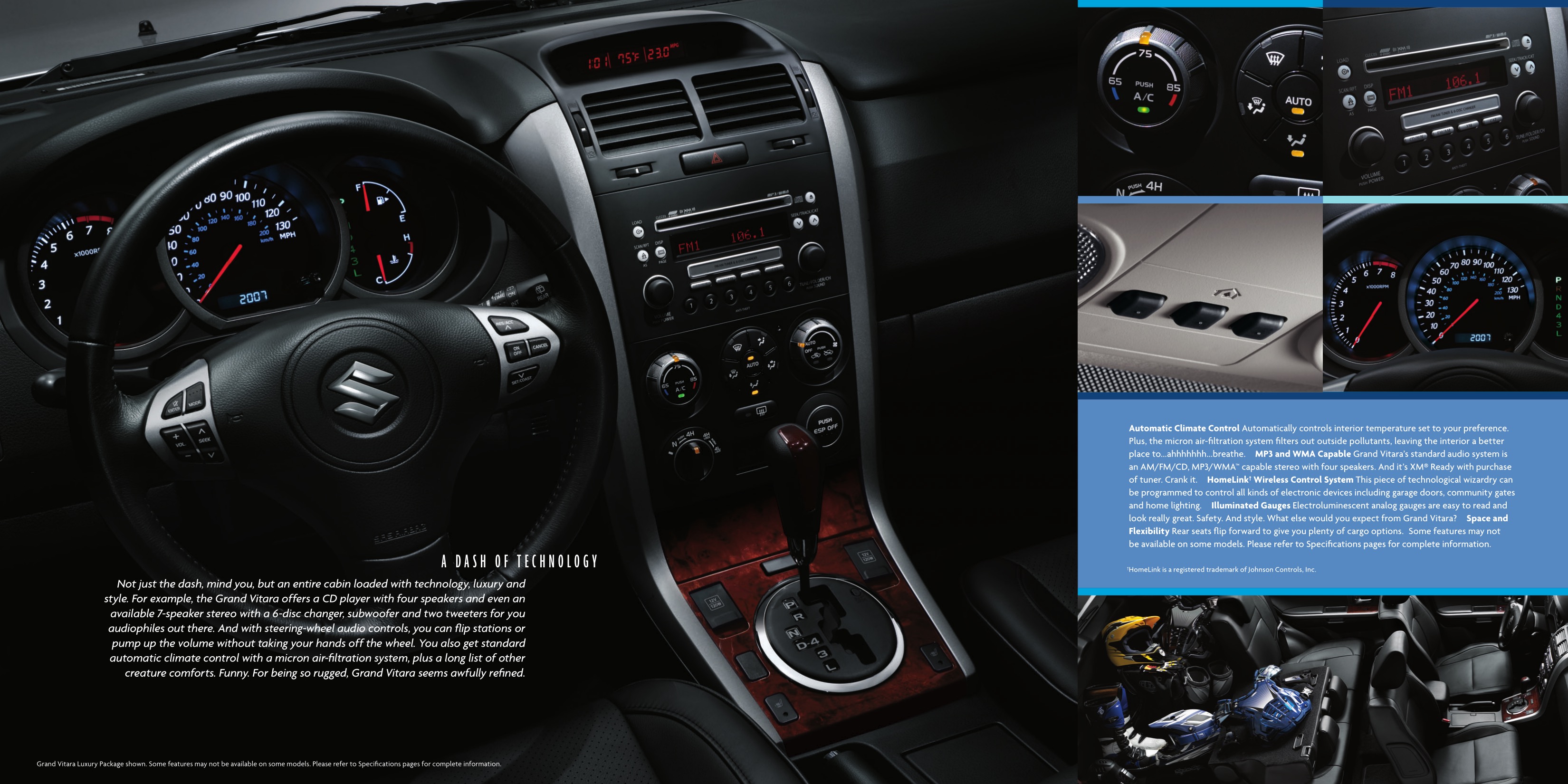 2007 Suzuki Grand Vitara Brochure Page 2